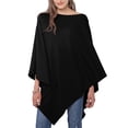 thumbnail image 1 of Bufanda MissShorthair Versatile para mujer, chal cruzado, negro, 1 of 7