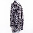 thumbnail image 3 of Cardigan à Manches Longues Imprimé Léopard pour Femmes, Veste Décontractée, Manteau de Costume d'Affaires, 3 of 6