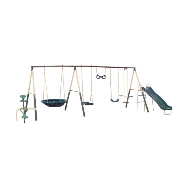 XDP Recreation Deerfield 10 Child Capacity Swing Playground & Ground