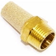 thumbnail image 3 of 2 Pack Air Pneumatic Muffler 3/8 Inch NPT Male Brass Flow Control Silencer, 3 of 7