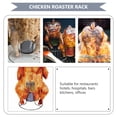 thumbnail image 2 of OUNONA 2Pack Folding Chicken Rack For Grilling Meat Outdoor Grillers Use, 2 of 8
