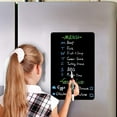 thumbnail image 6 of Monyance Blackboard Sticker Magnetic Blackboard Kitchen Fridge Sticker Mini Chalkboard Planner Message Board(11.81X8.27X0.04Inches), 6 of 11