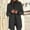 *Black, variant on Women's Wool Blend Stand Collar Single Breasted Pea Coat ,Long Sleeve Warm Winter Outwear With Pockets Gray,Womens Plus M