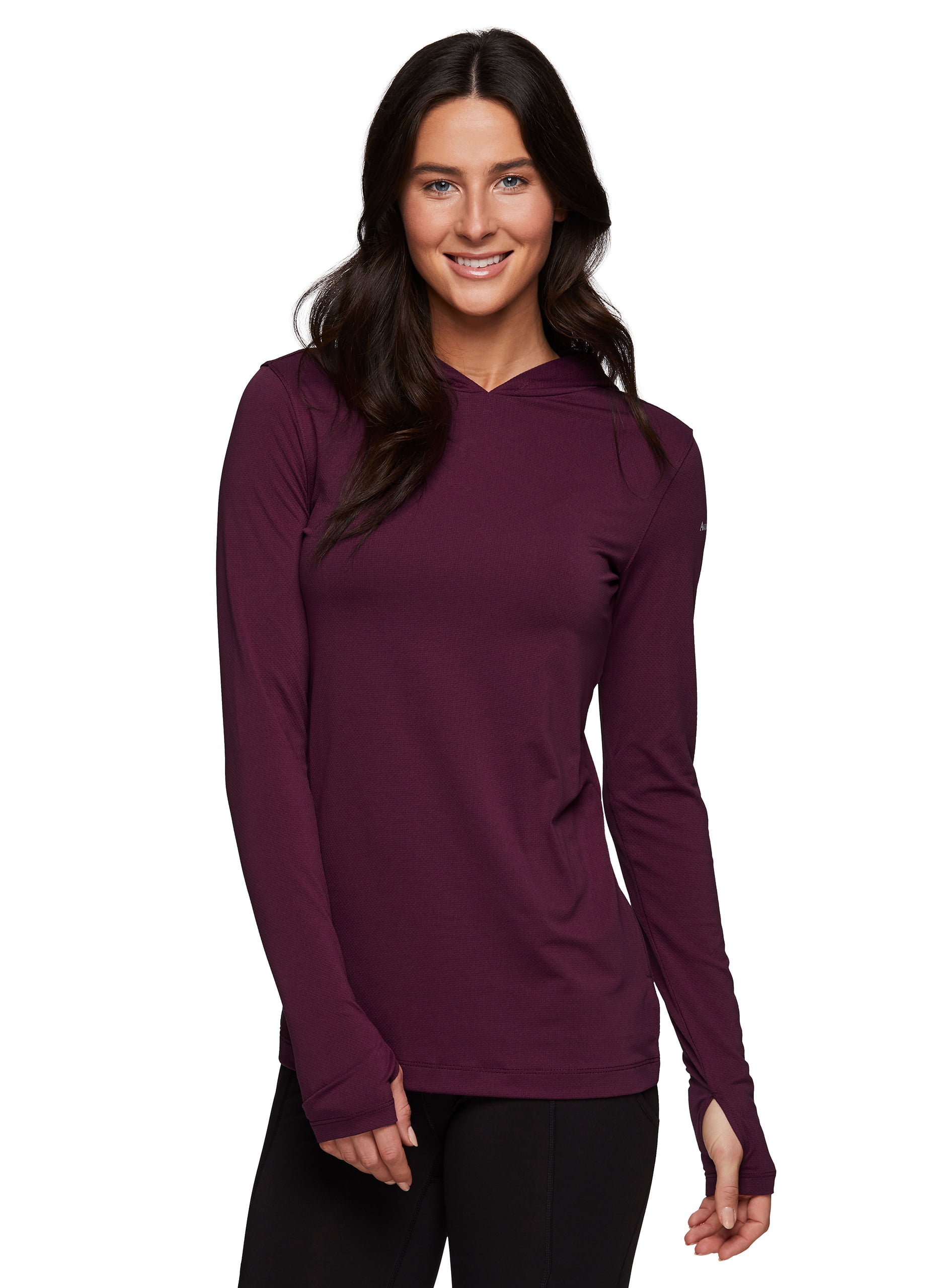 Avalanche Women's Sun Shirt UPF Protection Long Sleeve Top With Zipper  Pocket 