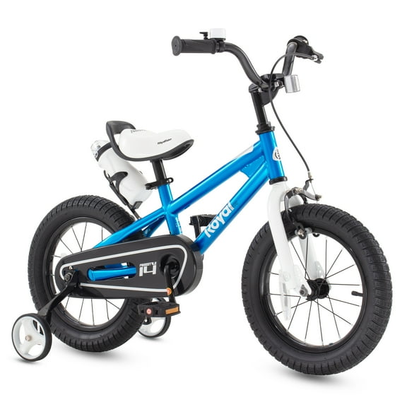 Royalbaby Freestyle 12" Kids Bicycle for Boys Girls, Ages 3-4 Years, Blue