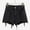 Black, variant on POROPL Jean Shorts for Women Denim Fashion Casual Shorts
