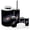 Color 2, variant on Bathroom Accessory Set 6 Piece with Vibrant Cosmic Nebula Stars Galactic Clouds Galaxy Toothbrush Holder, Soap Dispenser, Soap Dish, Trash Can with Lid, Toothbrush Cup, Toilet Brush Holder