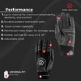 thumbnail image 3 of Zero Friction Men's Universal Fit Performance Work Gloves, Black, 3 of 3