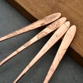 thumbnail image 4 of Wollet 99.9% Pure Copper Spoon，16.5*3.8cm，30g，Floral Spoon，Thick Soup Spoon Dessert Spoon, 4 of 8