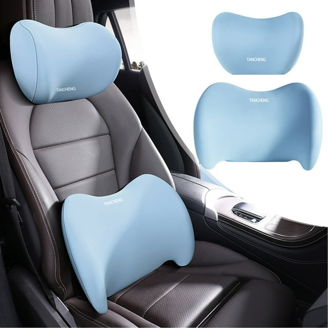 Lumbar Pillows Headrest Pillow Lumbar Support Pillows For Office Chair Ergonomic Foam Back Pillows For Car Back Support For Office Chair Car Bed