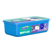 Swiffer Mop & Go, Wet Pads Refill, Floor Cleaner, Lavender, 24 Count