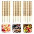 Troglfold candy apple sticks 30Pcs Candy Apples Sticks Bamboo Chocolate