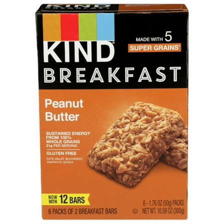 Kind Peanut Butter Breakfast Bars 12 Pack 1.76 oz
