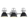 thumbnail image 4 of Safavieh Roland 8.5 in. H Modern Glam Three Light Bathroom Sconce, 4 of 5