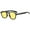Yellow, variant on Multi Protection Daily Eyewear Scratch Resistant Lens Pressure-Free Wearing Elastic Spring Temple Minimalist Universal Glasses for Men and Women