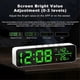 thumbnail image 1 of Tuya Wifi Temperature and Humidity Alarm Clock Multi-Function LED Digital Clock for Living Room, Far, 1 of 5