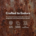 thumbnail image 5 of Rusty Metal Garden Stake, 2D 14.18 inches Garden Column Rust Steel Statue, Modern Garden Sculpture, Metal Patio Landscape Decor, Art Column for Lawn, Porch, Backyard Decoration, Style I, 5 of 9