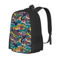 thumbnail image 1 of Easygdp Colorful Carp Streamer Mochila de Gran Capacidad Minimalista Ideal para Escuela, Viajes y Uso Diario, 1 of 6