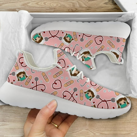 

Women Shoes Cartoon Nurse Pattern Nursing Shoes For Women Casual 2021 Luxury Designer Ladies Sneakers Students Girls Footwear
