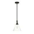 thumbnail image 2 of Drake 1-Light Pendant in Matte Black, 2 of 5