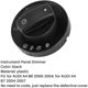 thumbnail image 4 of Cubierta del interruptor de la luz antiniebla del coche para A4 B6 B7/atenuador del salpicadero, 4 of 5