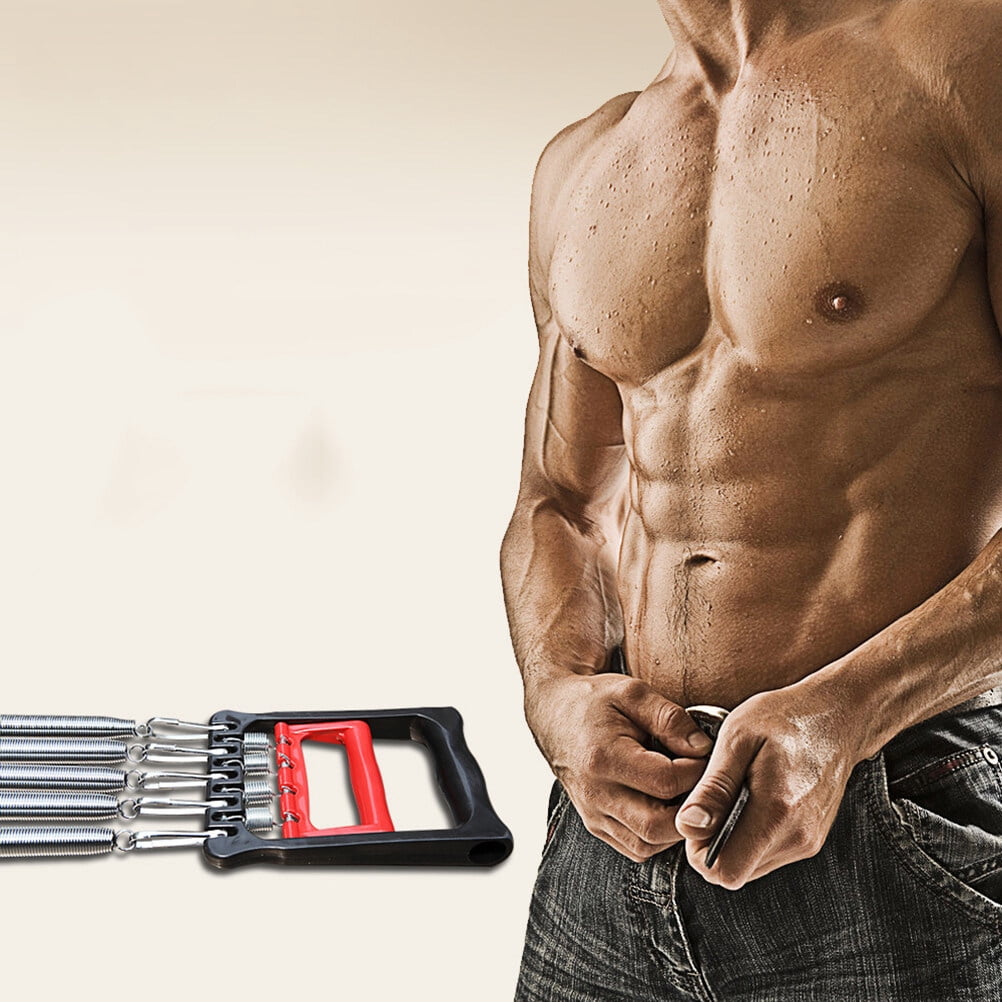 Adults Chest Expander Detachable Spring Steel Exerciser Fitness Exercise Puller Portable Muscle Training Equipments Stre