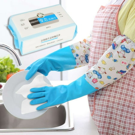 

80pcs Washing Dish Towel Non-stick Towel Bag KitchenLazy Rag Disposable Towel