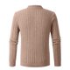 thumbnail image 5 of Suéteres Para Hombres Suéteres de Otoño Invierno Suéter de Cuello Alto Media Cremallera de Punto Camisa de Manga Larga Con Dobladillo Inferior Odeerbi ODB175913, 5 of 8