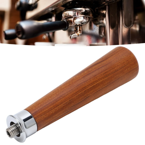 De Repuesto De Filtro De Café Con Rosca M10 De Madera, De Palisandro Rojo Para Portafiltro De Café, Fondo Plano