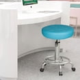 thumbnail image 3 of Silla de bar taburete celosía redondo ajustable con ruedas ilios innova  Azul brillante, 3 of 9