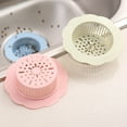 thumbnail image 6 of Walbest Flower Shape Plastic Sewer Drain Filter Cover Kitchen Basin Sink Strainer Waste Stopper, 4.17 x 1.18, 6 of 7