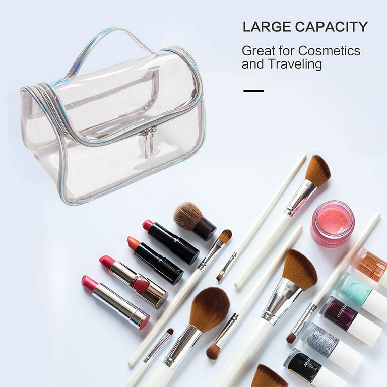 Set of 5 Clear Toiletry Bags for Women and Men - Waterproof Cosmetic Travel  Organizer with 5 Different Sizes - Perfect for Beach Holidays and Gym  Showers - Sightday – TweezerCo