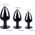 thumbnail image 2 of Kit de entrenamiento anal de 3 piezas, tapón anal para mujeres, juego de 3 piezas de entrenador anal, joya, masaje de próstata, kit de juguetes sexuales, kit anal para parejas principiantes grandes/me, 2 of 4