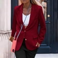thumbnail image 4 of Sopiago Women Blazer Jacket Bussiness Casual Open Front Long Sleeve Blazers Work Office Button Lapel Suit Jackets for Women ,S, 4 of 7