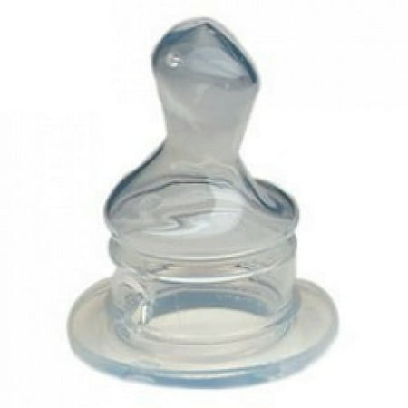 NUK Silicone Orthodontic Nipples, Medium Flow, Size 2, 2 Pack (Discontinued by Manufacturer)