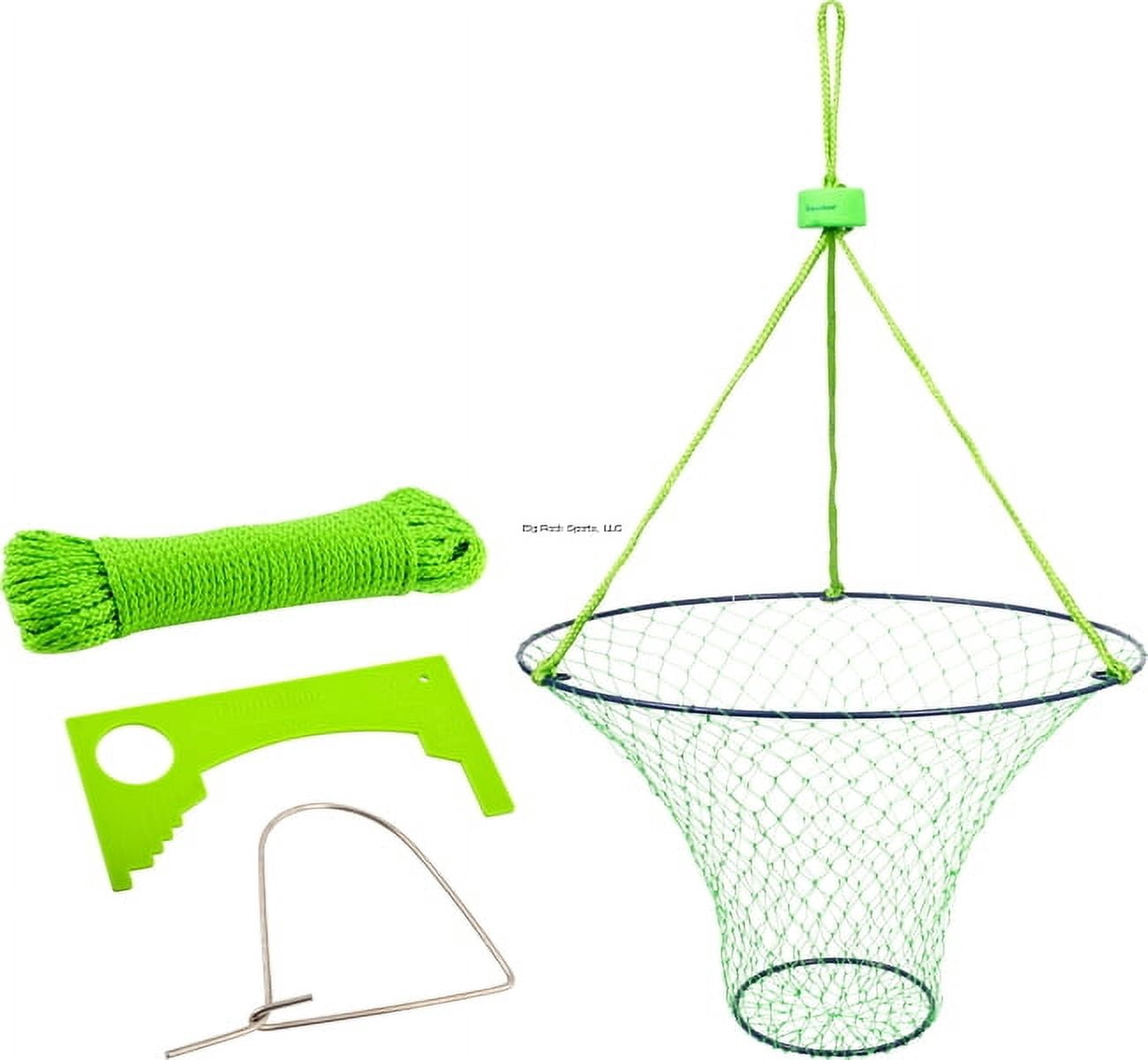 Danielson Crab Fishing Net Kit with Bait Pin and 48ft Retrieval Line -  Walmart.com