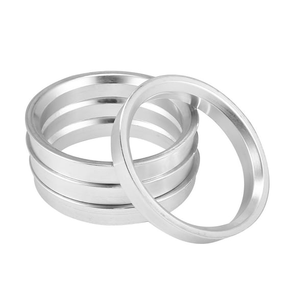 Unique Bargains 4pcs OD 66.1mm to ID 57.1mm Aluminum Alloy Vehicle Hub Centric Rings Wheel Bore Center Spacer
