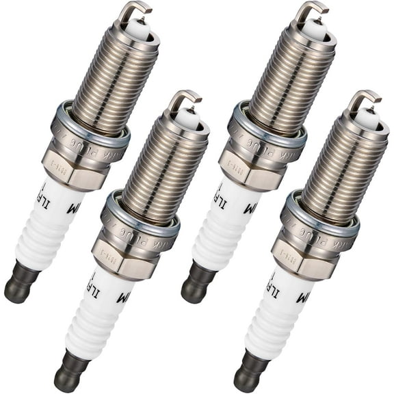 BDFHYK 3417 Iridium Spark Plugs Compatible with INFINITI FX35,Compatible with Jeep Cherokee,200,Challenger Dart,Santa Fe,Optima,350Z, Ram 1500 2.0L 2.5L 4.0L L4 V6 V8 Set of 4