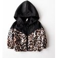 thumbnail image 2 of Mode Automne 1-7 Ans Veste pour Bébés Filles Imprimé Léopard Manches Longues avec Capuche et Fermeture Éclair, 2 of 4