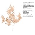 thumbnail image 6 of Twinkseal Vibrant Colors Artificial Maple Leaf Artificial Maple Leaves Branch Flexible Wire Stem Realistic Non-withering Wedding Photo Props Indoor Outdoor Home, 6 of 8