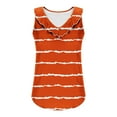 thumbnail image 5 of HAiming Tank Tops for Women Striped Color Block V Neck Ruffled Sleeveless Camisole Casual Vacation Tunic Shirts, 5 of 6