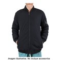thumbnail image 1 of Chamarra George Talla CH Estilo Baseball Lisa Negro, 1 of 4