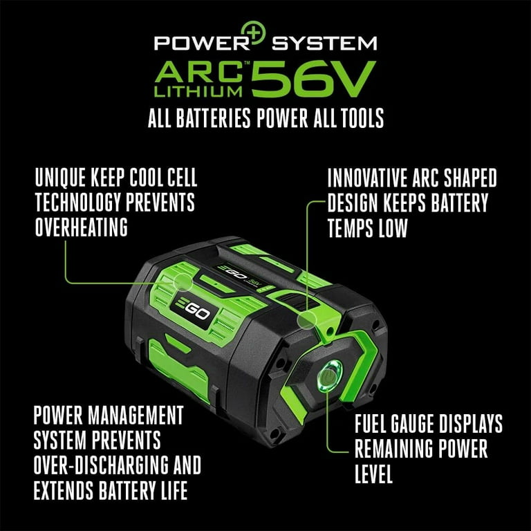 Ego Power+ 7.5Ah Lithium Battery with Charger Compatibility and Fuel Gauge,  2-Pack - Walmart.com