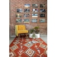 thumbnail image 3 of Furnish My Place Indoor Moroccan Diamond Rug with Jute Backing - 2 ft. x 4 ft., Rust, Geometric, Transitional, Area Rug for Living Room, Bedroom, Hallway, 3 of 9