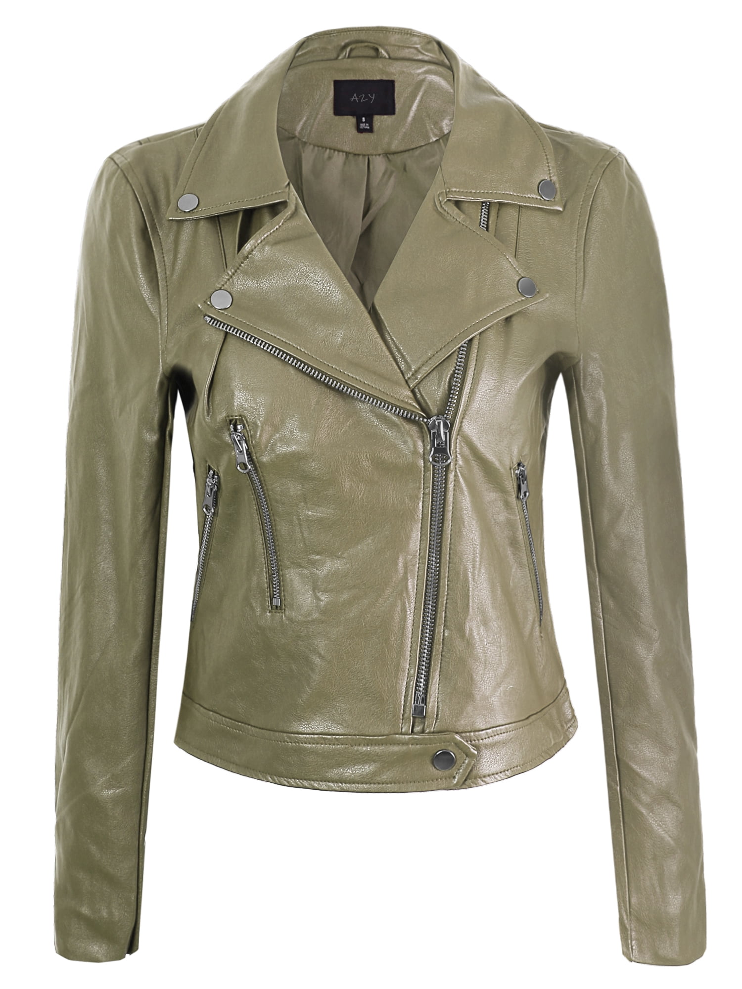 Veste Moto Biker en Cuir Vegan Femme Noir Senegal Ubuy