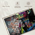 thumbnail image 6 of Elephant Stock Vivid Female Portrait Wall Art - Horizontal Canvas Wall Art - Living Room Wall Decor - People Canvas - Black And Gray Decor - 24" x 16", 6 of 8