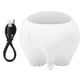 thumbnail image 1 of Linda mascota elefante en forma de altavoz inalámbrico portátil Bluetooth 5.0 estéreo de 400 mAh con micrófono (blanco), 1 of 8