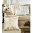 thumbnail image 3 of Saro Lifestyle Distressed Metallic Foil Design Cotton Floor Pillow Cover, 3 of 3