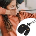 thumbnail image 2 of Archery Finger Tab Genuine Cow Leather Shooting Tabs Finger Saver Protect Guard, 2 of 7