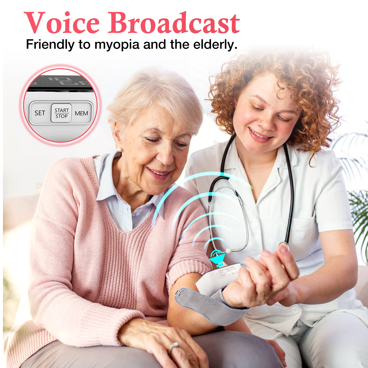 Qunler Rechargeable Wrist Blood Pressure Monitor with Voice photo 3